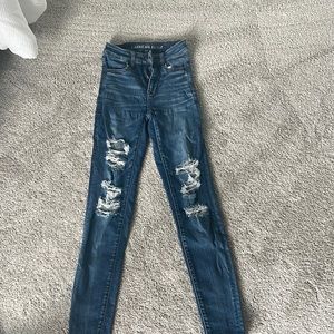 American Eagle next level stretch jeans 💙💙